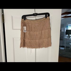 Fun fringed skirt